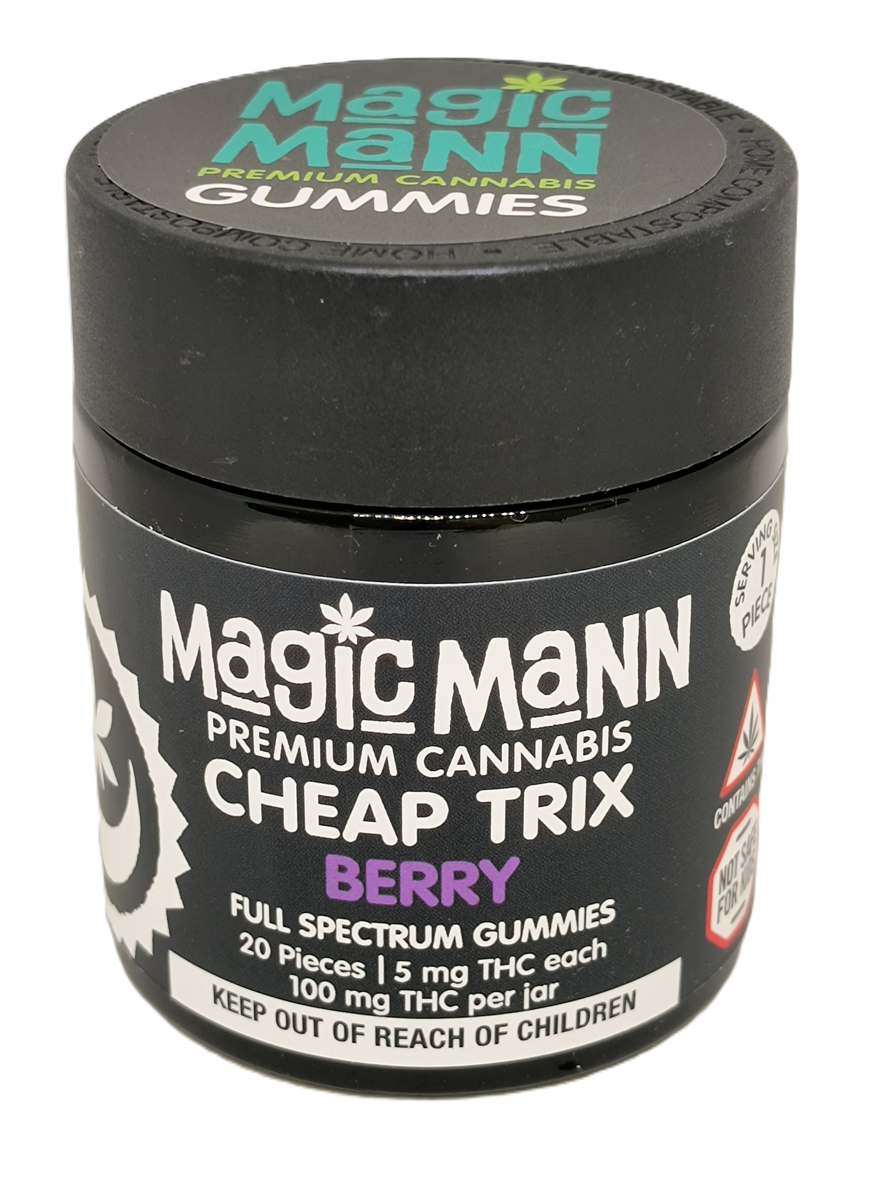 Photograph of product: Cheap Trix Relaxing Berry | 100mg TH-oui | Magic Mann
