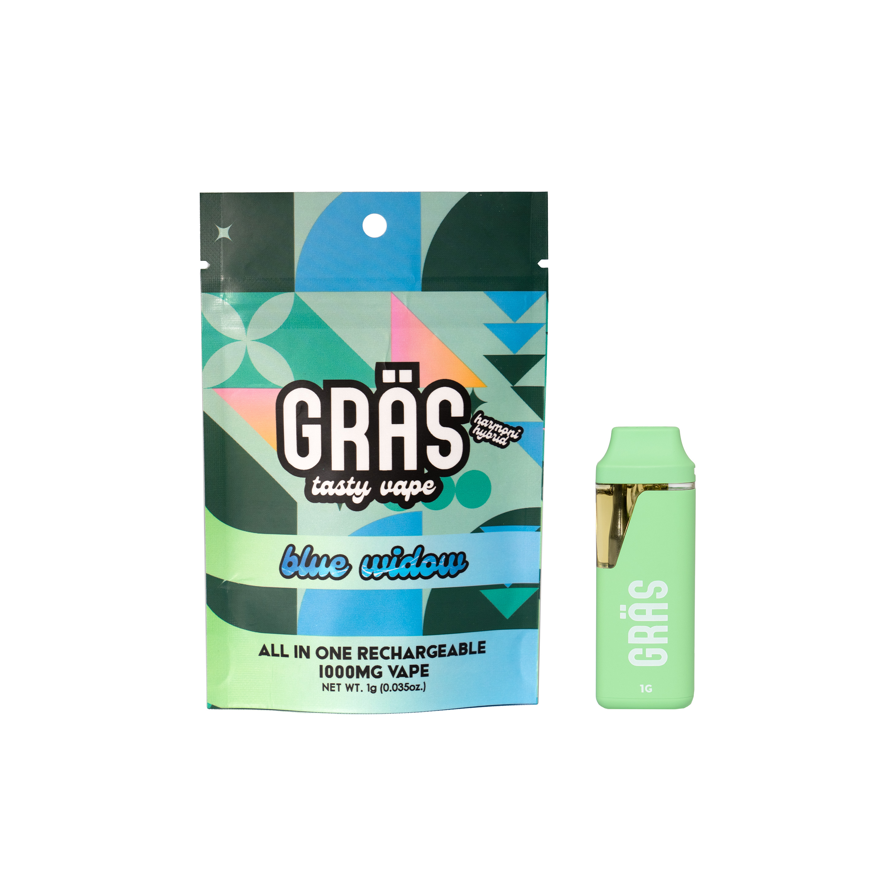 Photograph of product: GRAS Tasty Vape 1000mg - Blue Widow