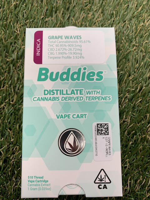 Photograph of product: GRAPE WAVES CDT 1G - REFILL - 