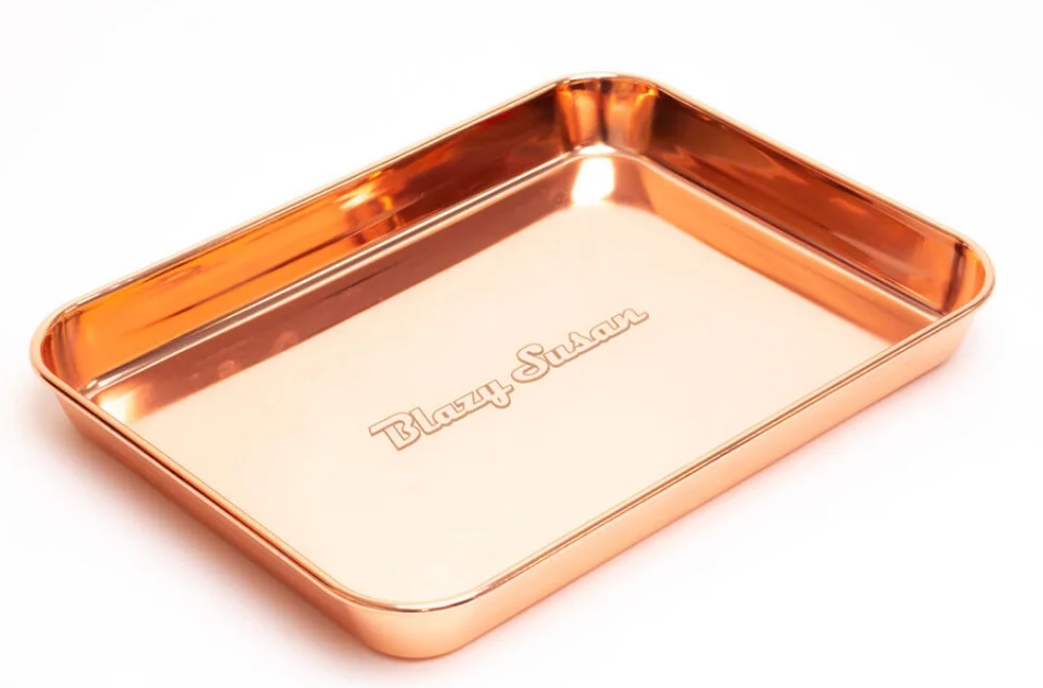 Photograph of product: Blazy Susan | Rose Gold | Rolling Tray