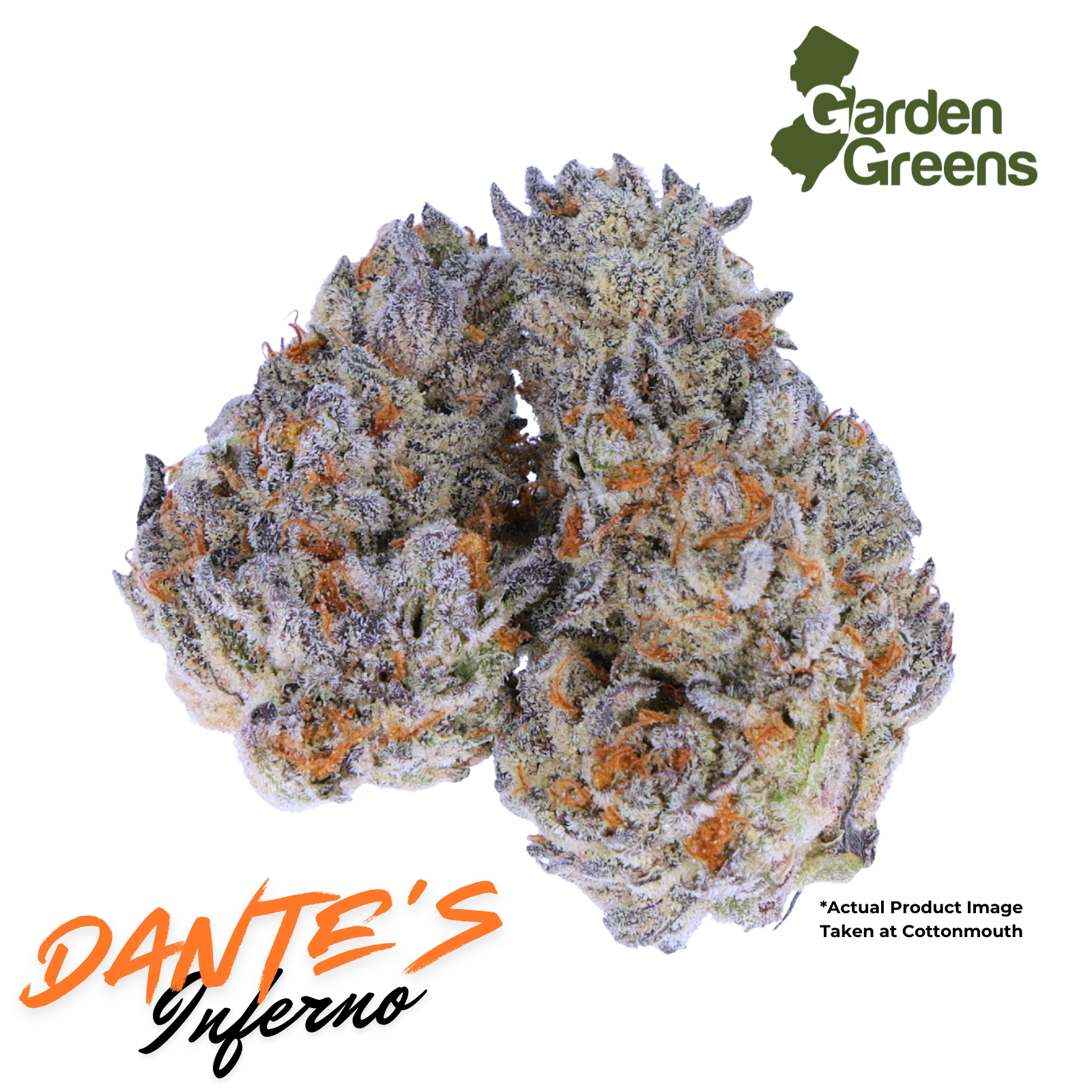 Photograph of product: Garden Greens x Tokesly | Dante's Inferno | 3.5g