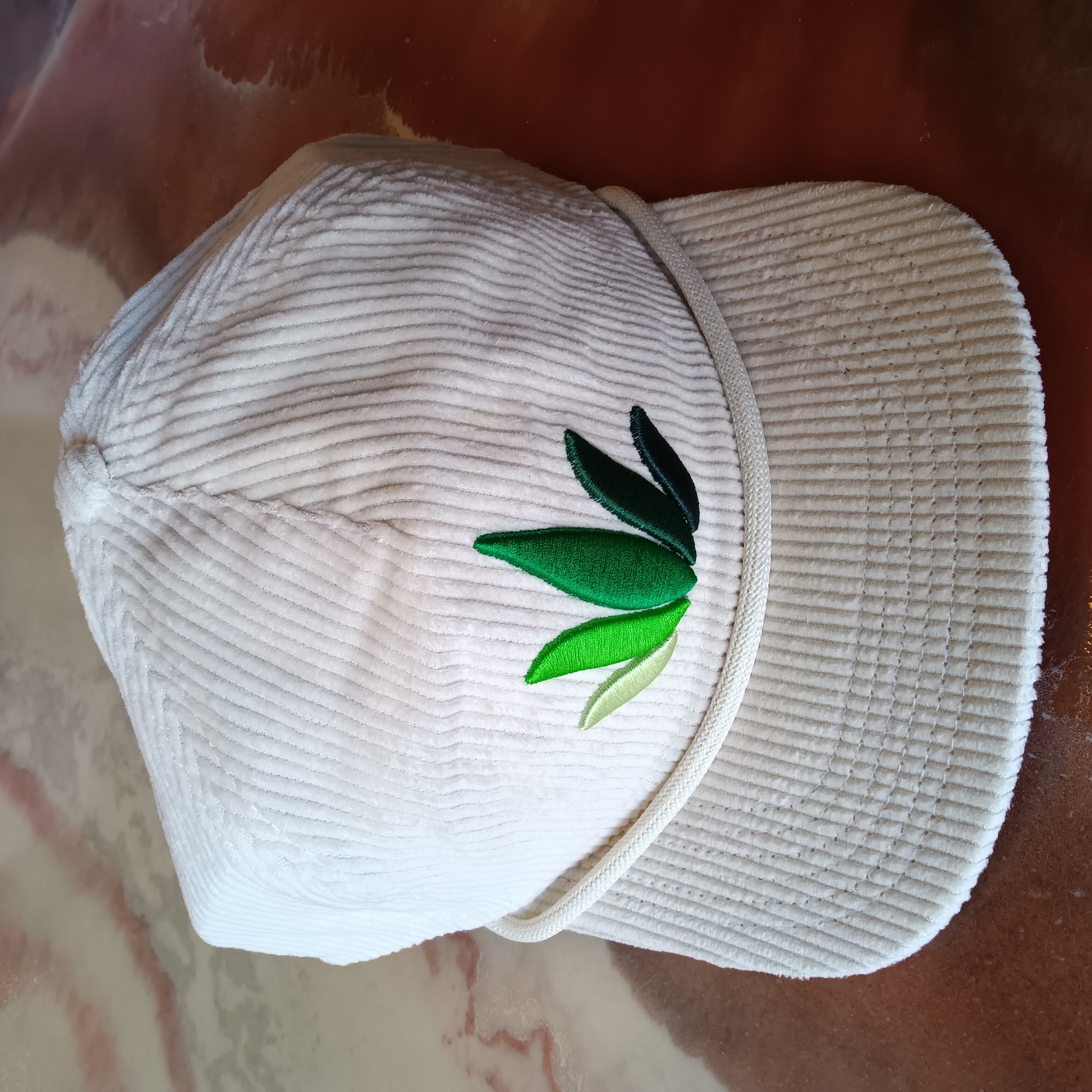 Photograph of product: Hat - Ball Cap - Ivory Corduroy $25