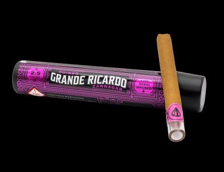 Photograph of product: Orange Push Pop Live Resin Infused Cannagar