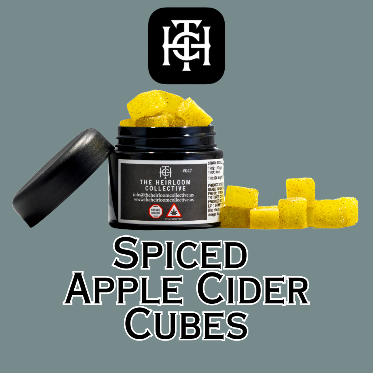 Photograph of product: Spiced Apple Cider Cubes | Edibles | 100mg
