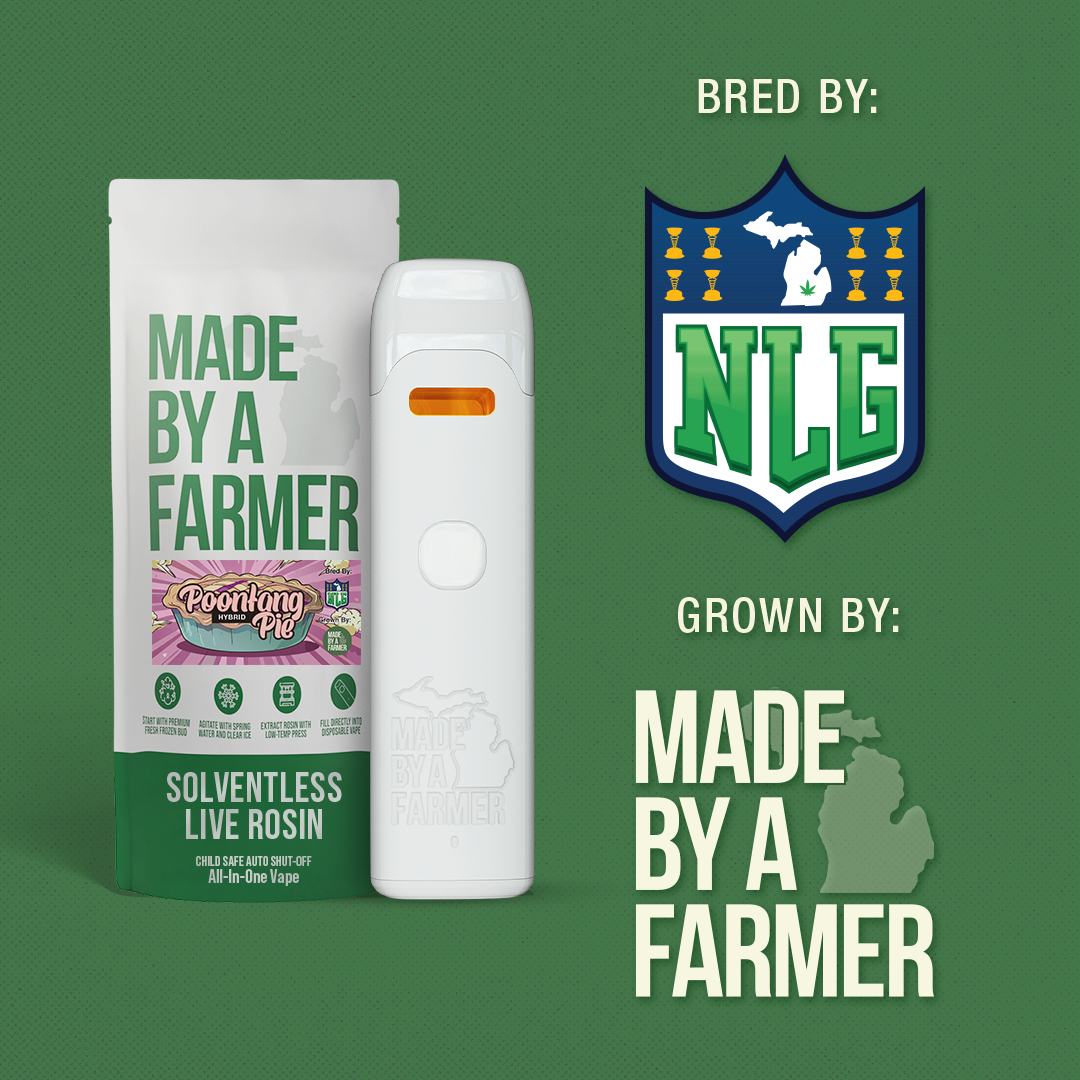 Photograph of product: MBAF x Adams Family Farm | Poontang Pie | 1G Live Rosin Vape