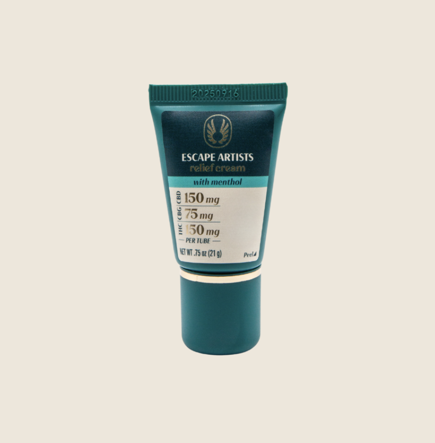 Photograph of product: Escape Artist | 2:1:2 CBD:CBG:TH-oui Menthol | Topical | 150mg