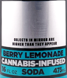 Photograph of product: MARY JONES BERRY LEMONADE SODA 100MG