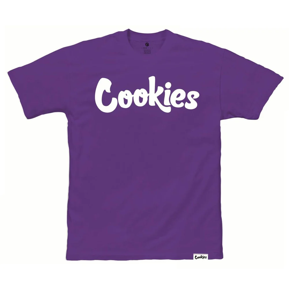 Photograph of product: Cookies - Original Mint Logo - Tee - Purple/Teal - MD