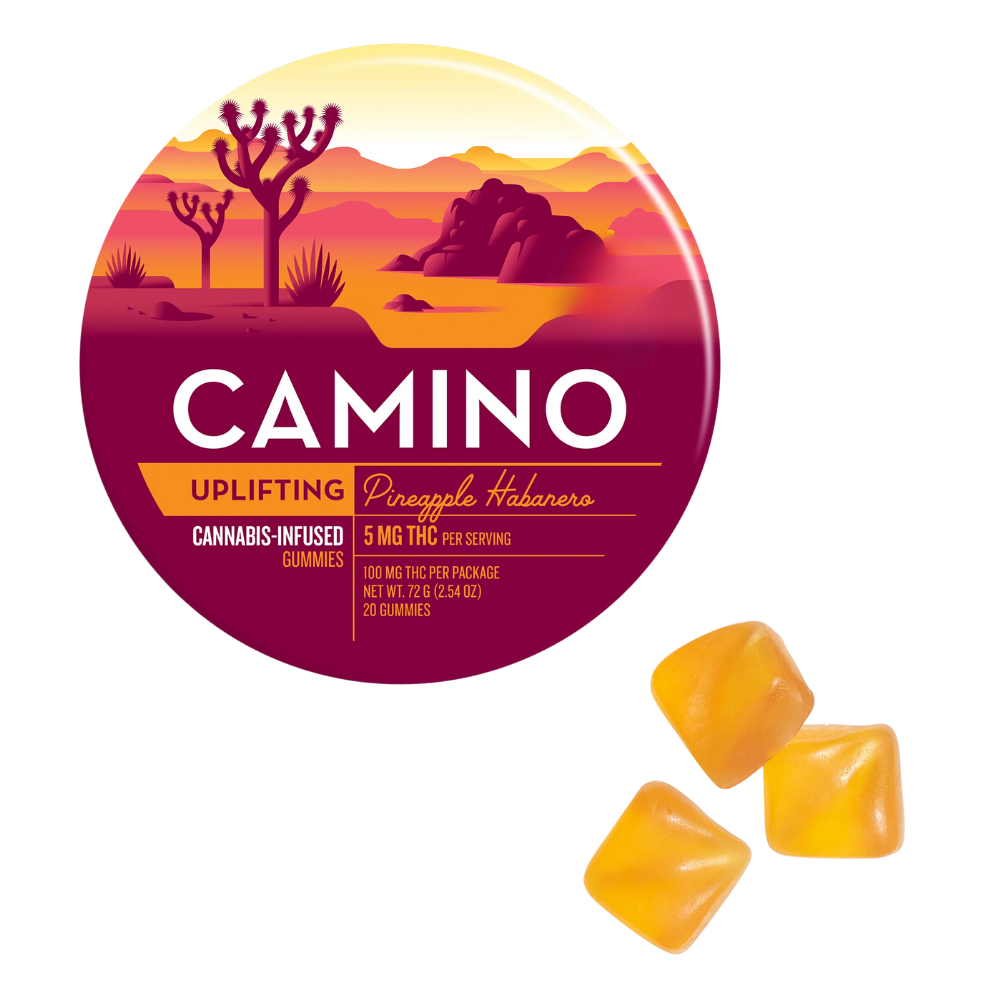 Photograph of product: Camino | Pineapple Habanero | Gummies | 20pk | 100mg