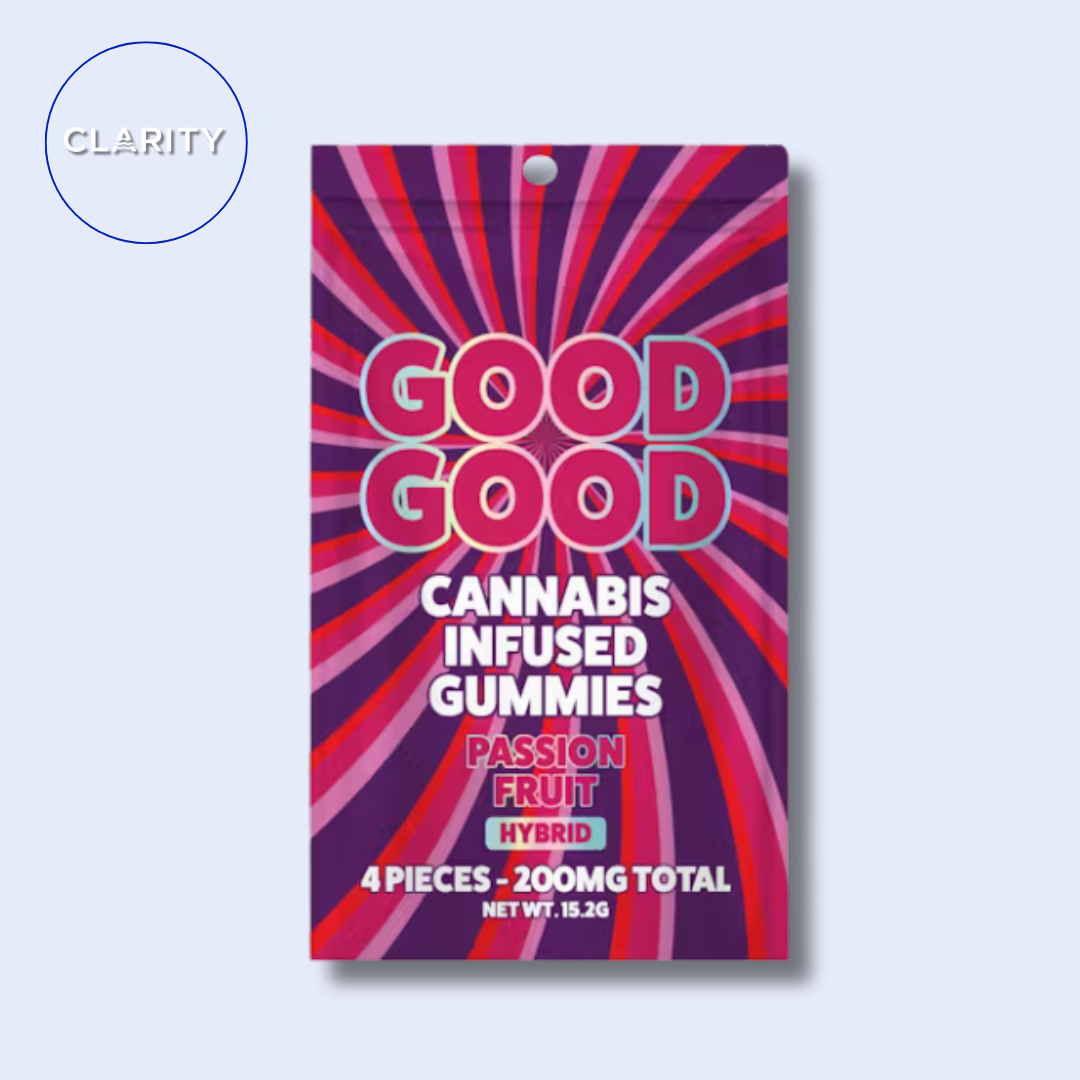 Photograph of product: Good Good | 200mg Gummies | Passionfruit