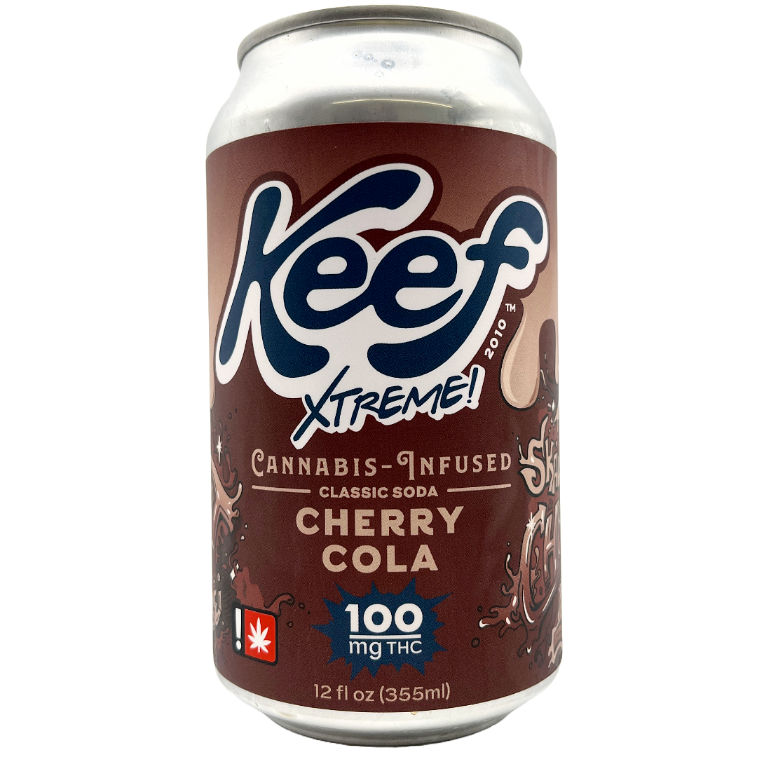 Photograph of product: Keef- Cherry Cola 100MG Soda