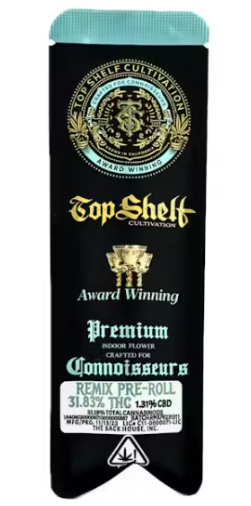 Photograph of product: Top Shelf Cultivation | Hybrid Remix Preroll   1 G