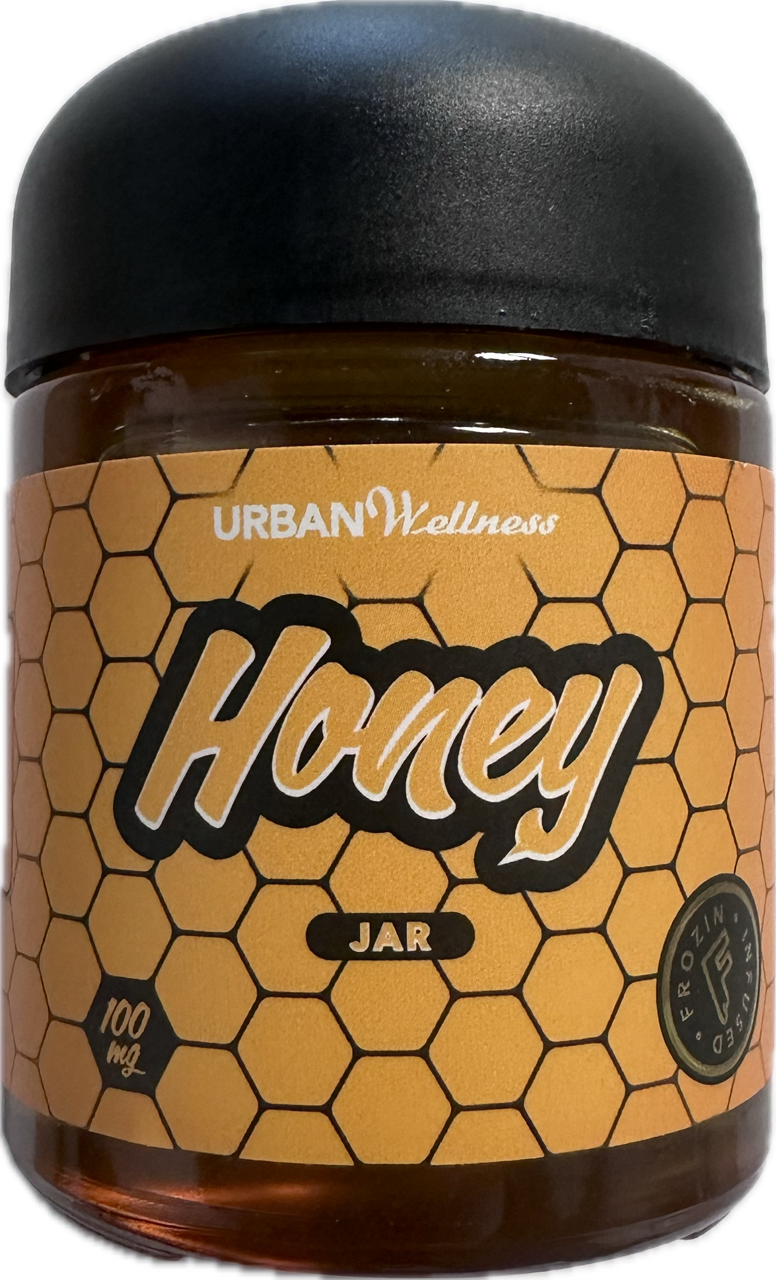 Photograph of product: Urban Wellness Rosin Honey Jar 100mg