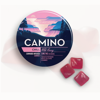 Photograph of product: Camino - Wild Berry 100mg 20pk Gummies