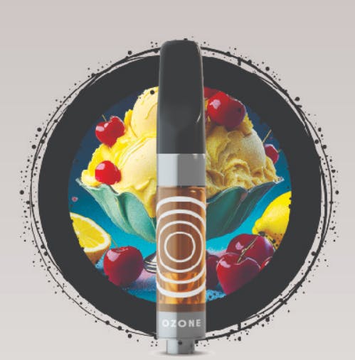 Photograph of product: Ozone - Lemon Cherry Gelato - 1g Distillate Vape Cart