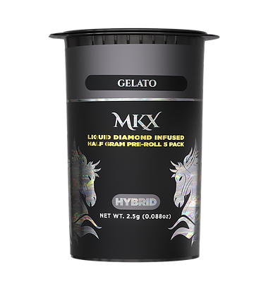 Photograph of product: MKX - Gelato - (5x.5g) Infused Pre-Rolls