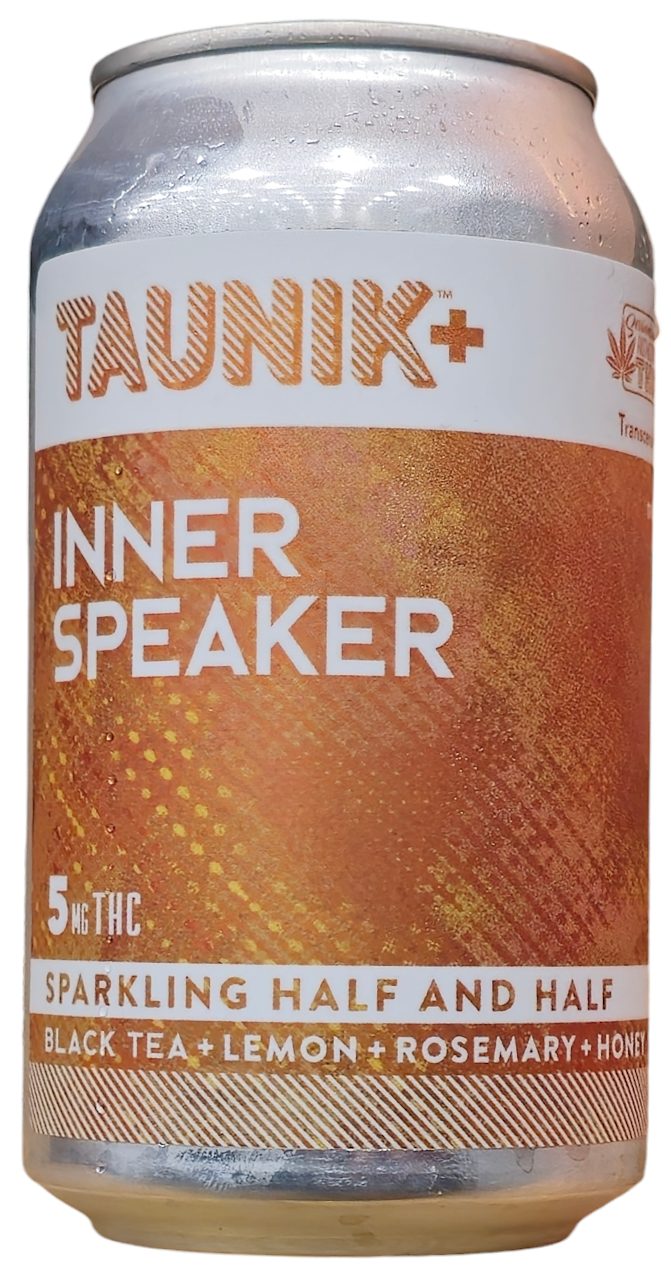 Photograph of product: Inner Speaker Black Tea + Lemon +  Rosemary + Honey Drink - 5 mg TH-oui