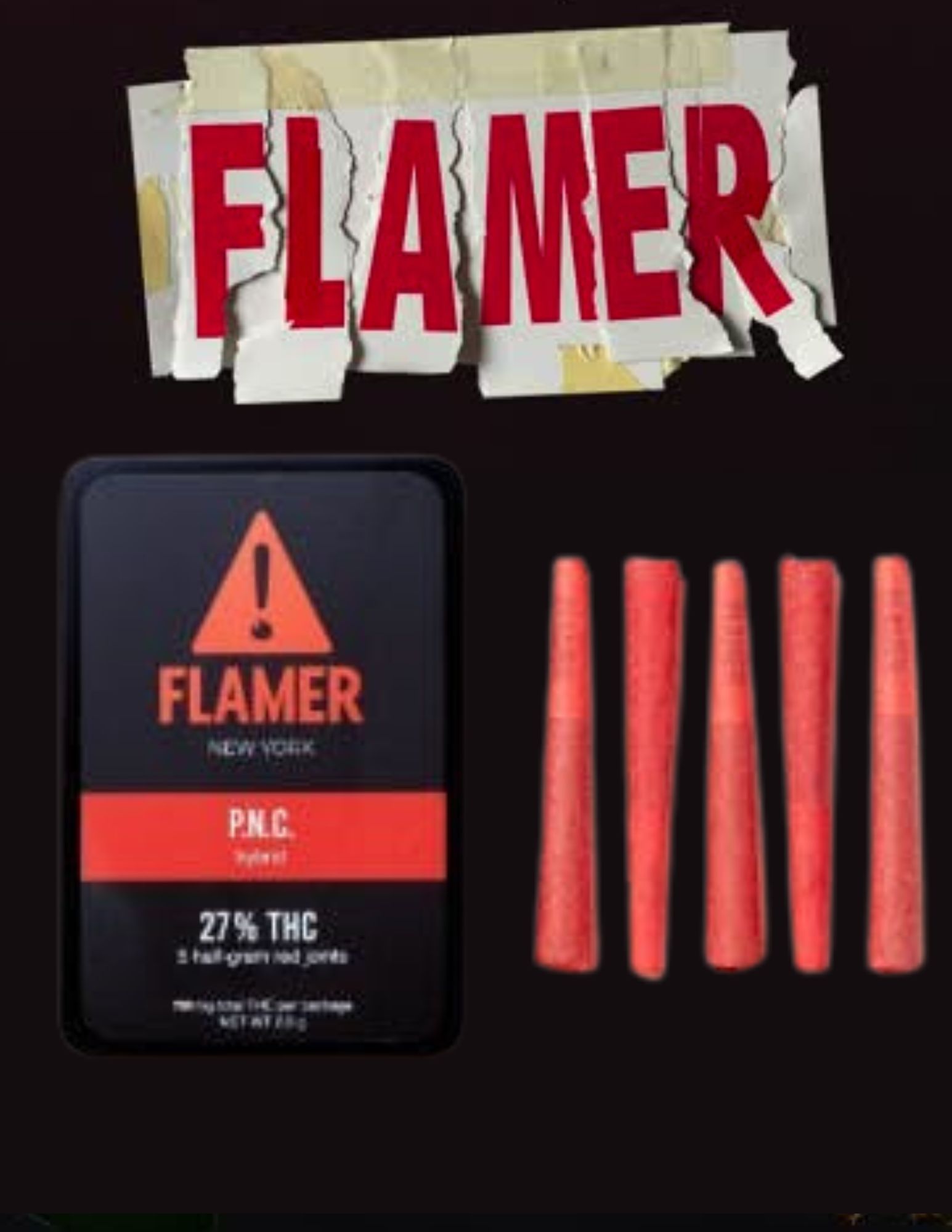 Photograph of product: Flamer | Preroll 5pk | PNC