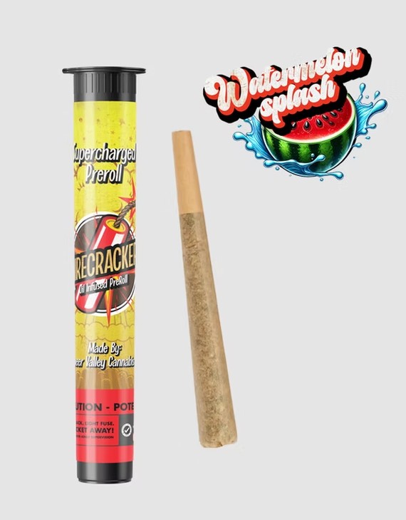Photograph of product: Pioneer Valley | Watermelon Splash Firecracker | 1g Infused Pre Roll