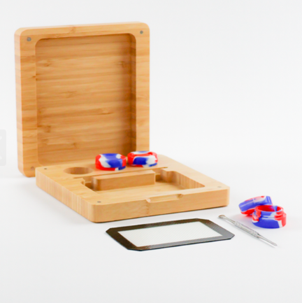 Photograph of product: Bamboo | Rolling Tray Set