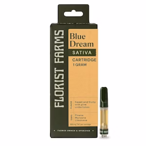 Photograph of product: FLORIST FARMS | VAPE CARTRIDGE | BLUE DREAM