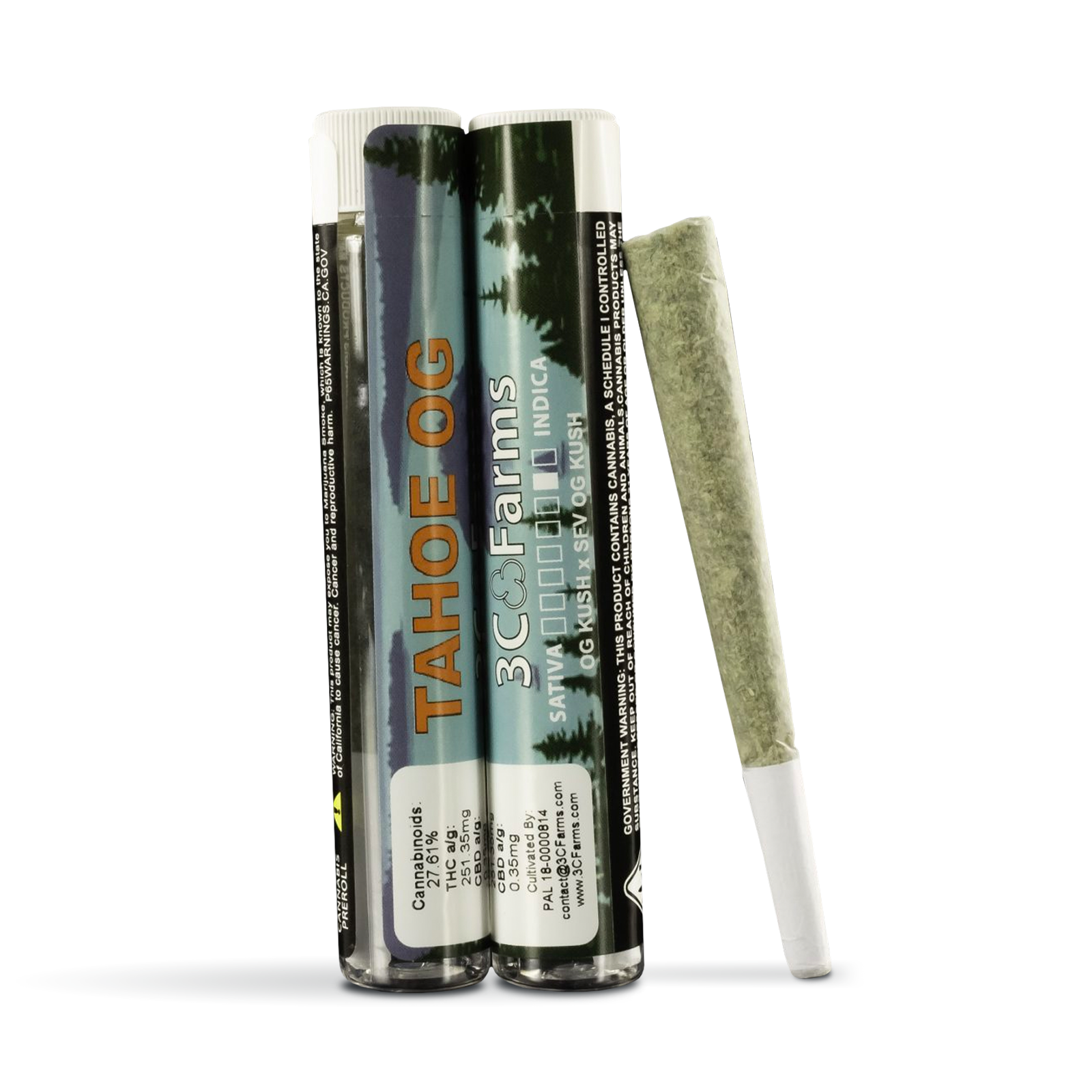 Photograph of product: Tahoe OG Pre-Roll | 1g
