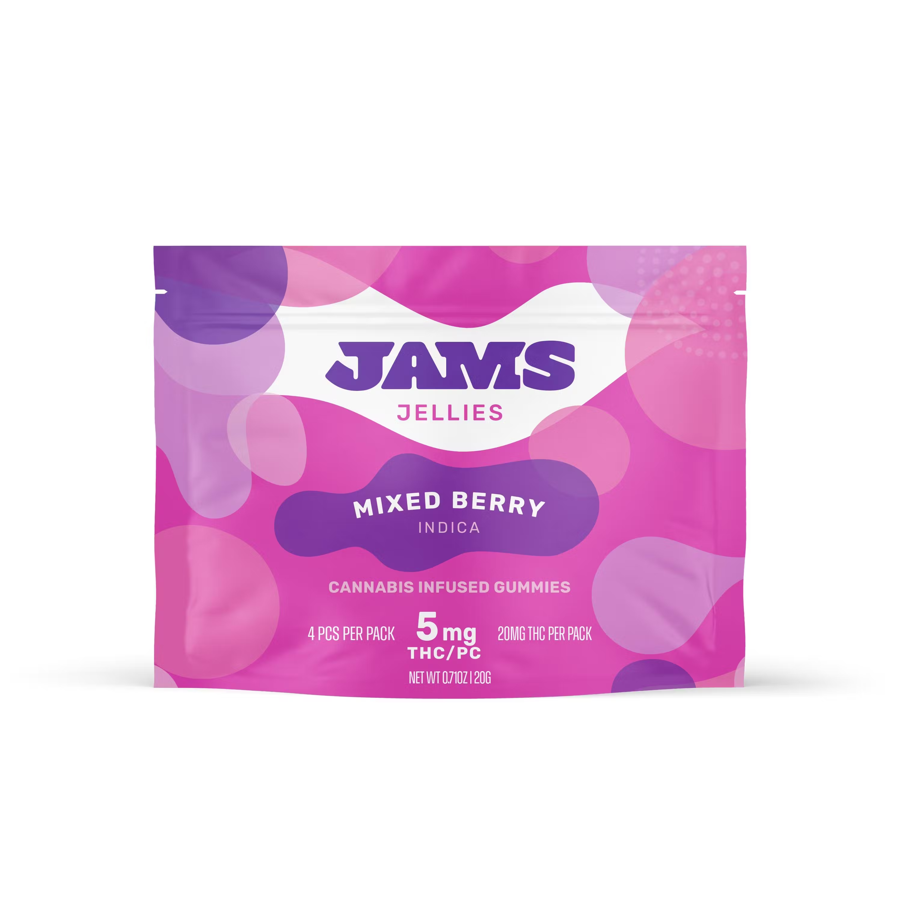 Photograph of product: Mixed Berry Gummies 20mg (2-Pack | 10mg Each)