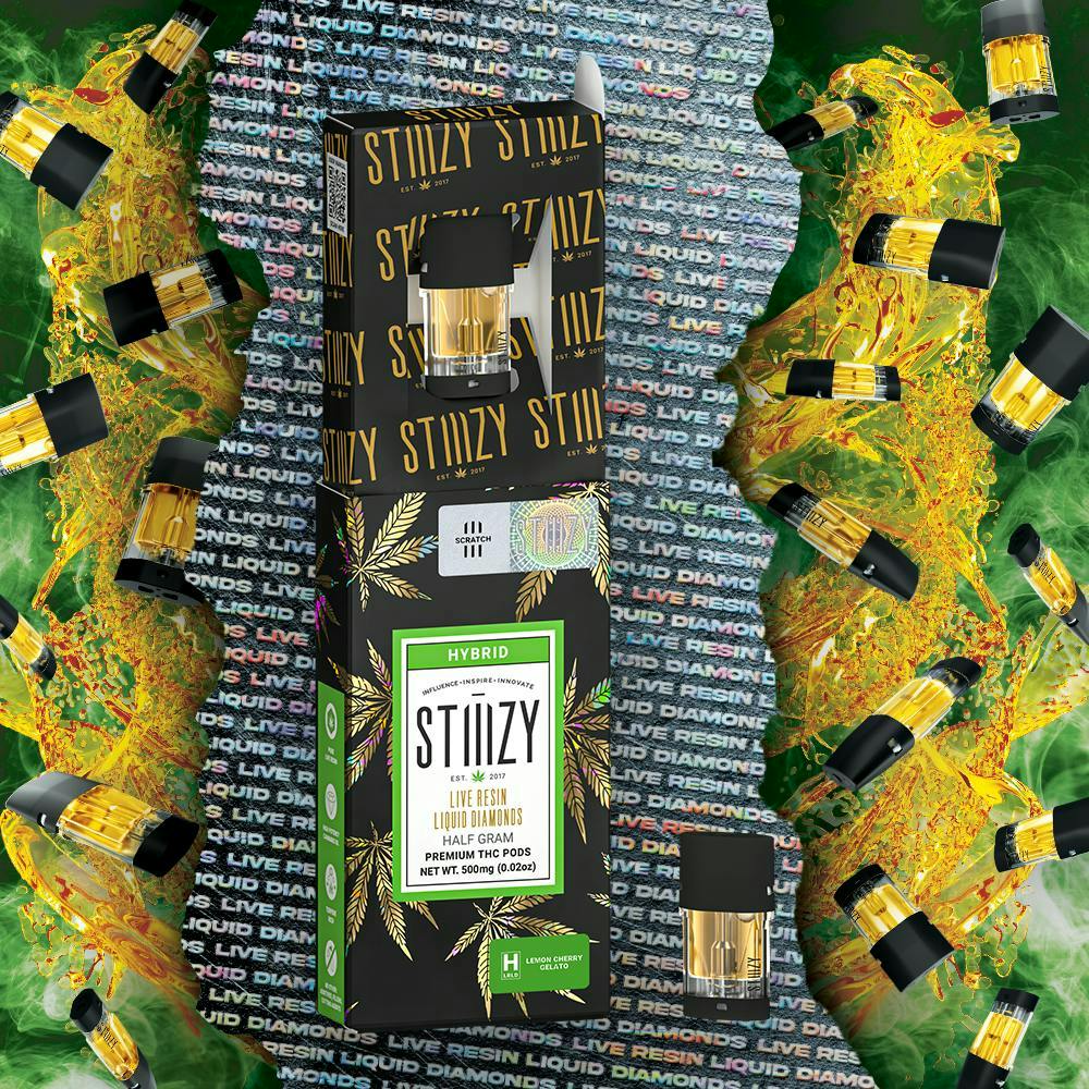 Photograph of product: Lemon Cherry Gelato - LR- Liquid Diamonds - Pod - 0.5g