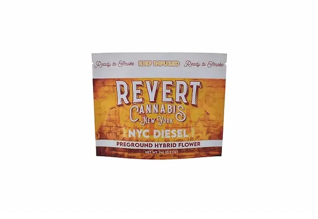 Photograph of product: NYC Diesel Kief Infused Ground Flower | 14g