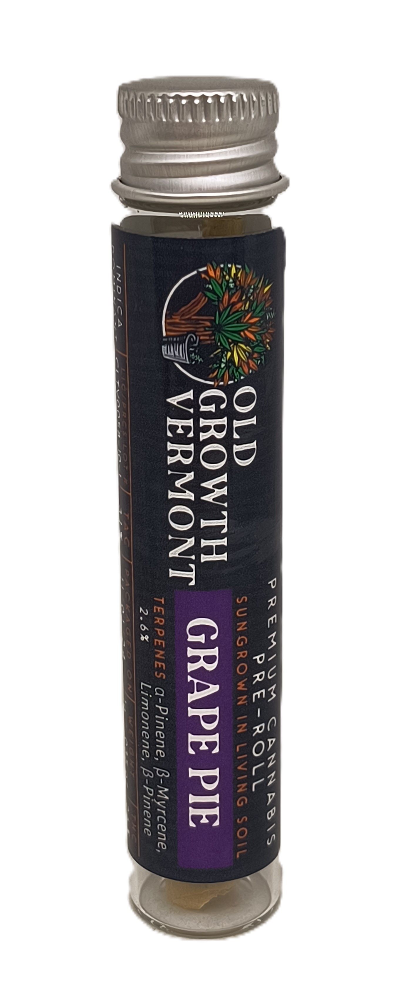 Photograph of product: Grape Pie Pre-Roll | Old Growth