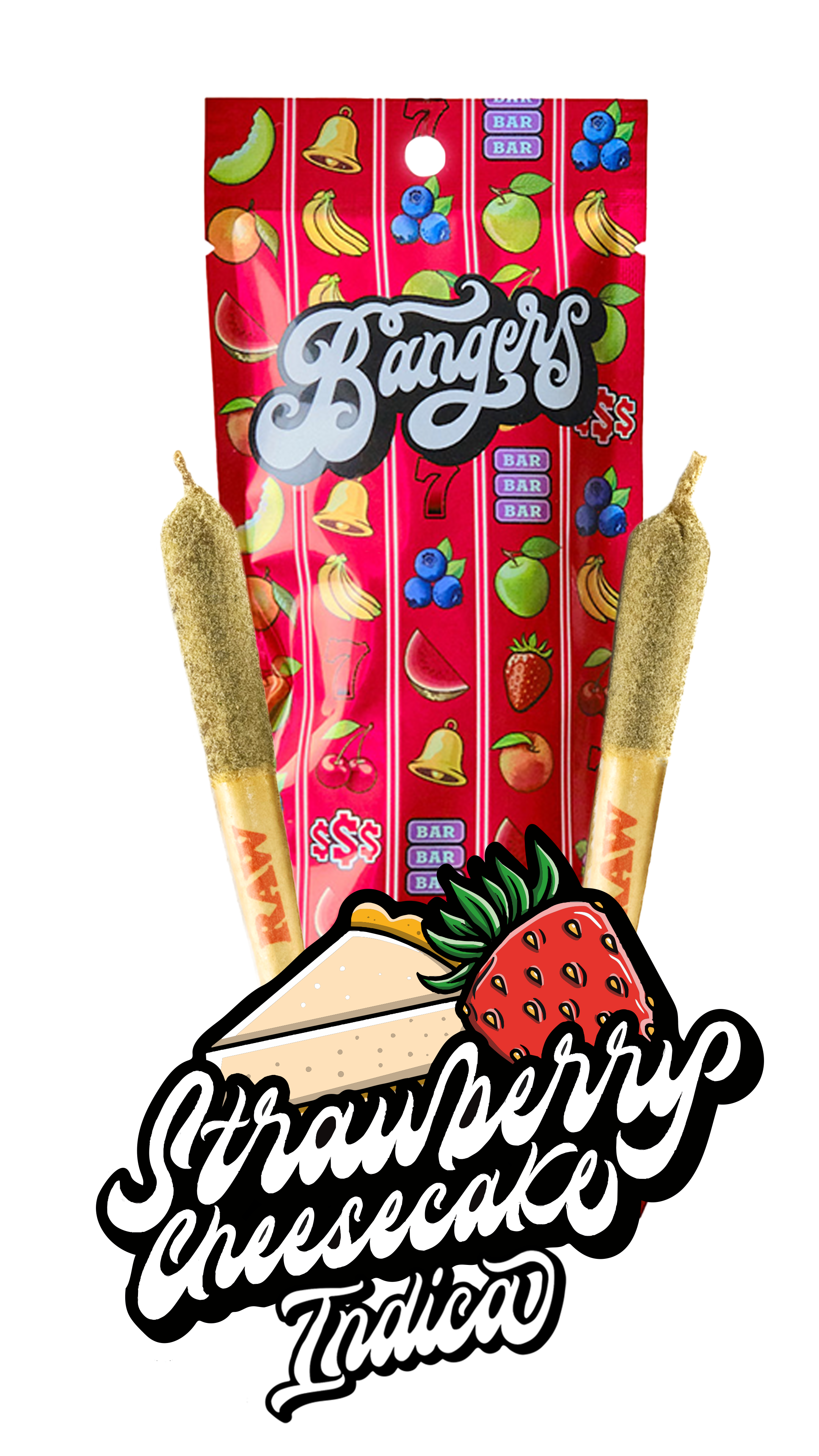 Photograph of product: Infused Pre Rolls | Strawberry Cheesecake