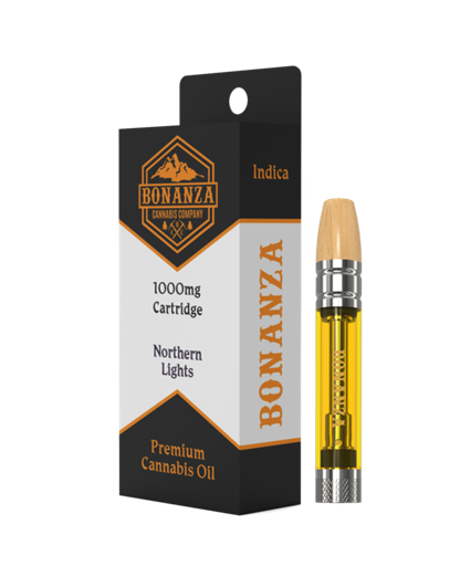 Photograph of product: Bonanza | Northern Lights | 510 Vape Cartridge 1g