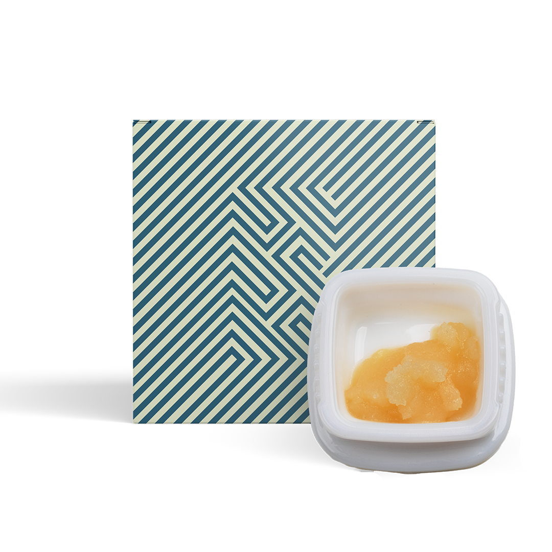 Photograph of product: Blotter | OG Kush | Cured Resin Badder | 1g