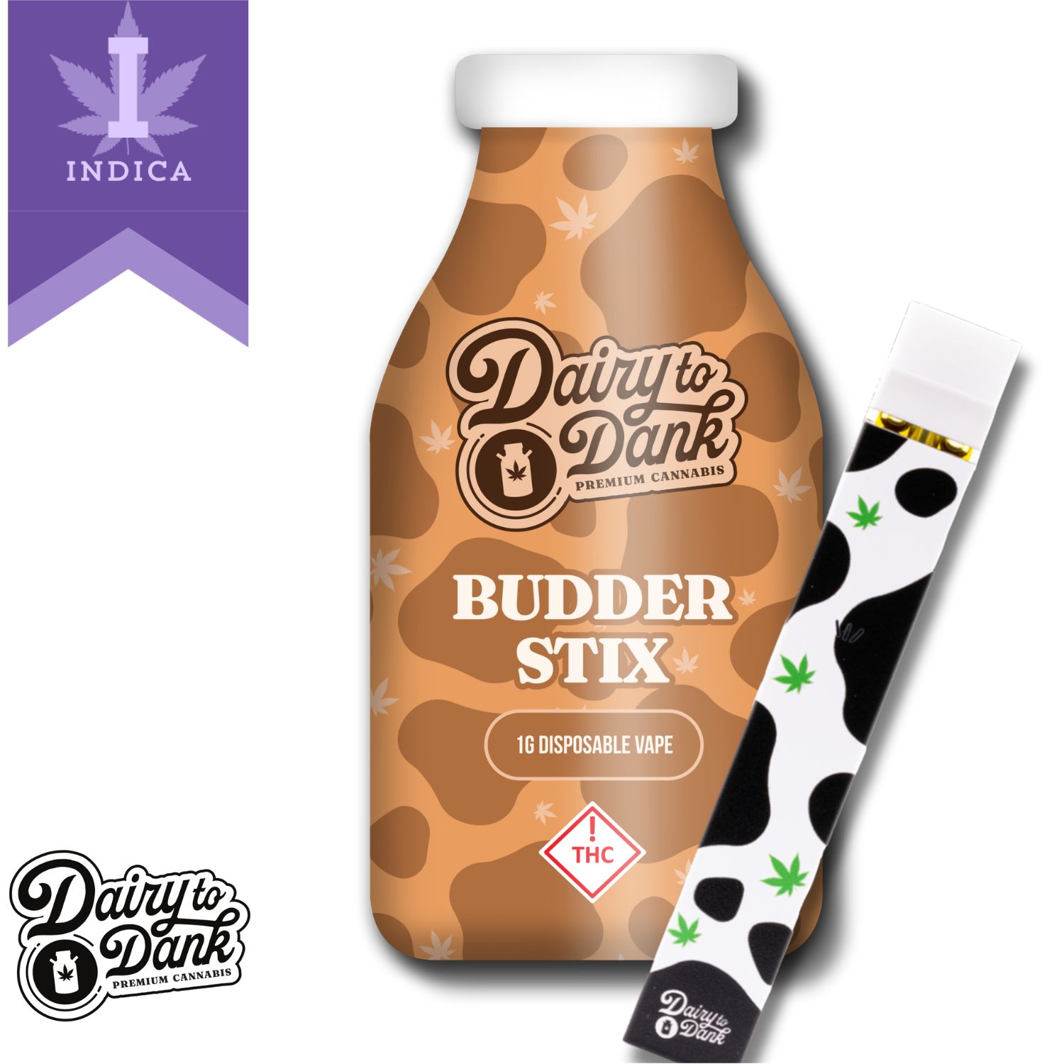 Photograph of product: D2D | Vaporizer | Budder Stix 1.0g | 1pk | Muddy Water | 1ml
