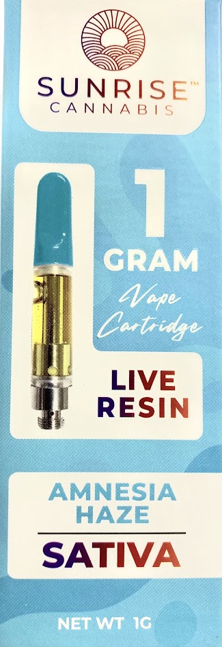 Photograph of product: Amnesia Haze - Live Resin - Disposable