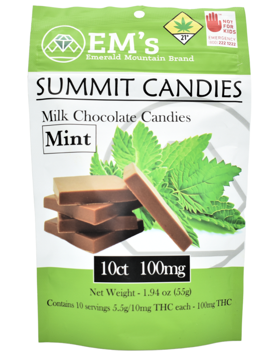 Photograph of Product: Mint Milk Chocolate - by Summit Candies