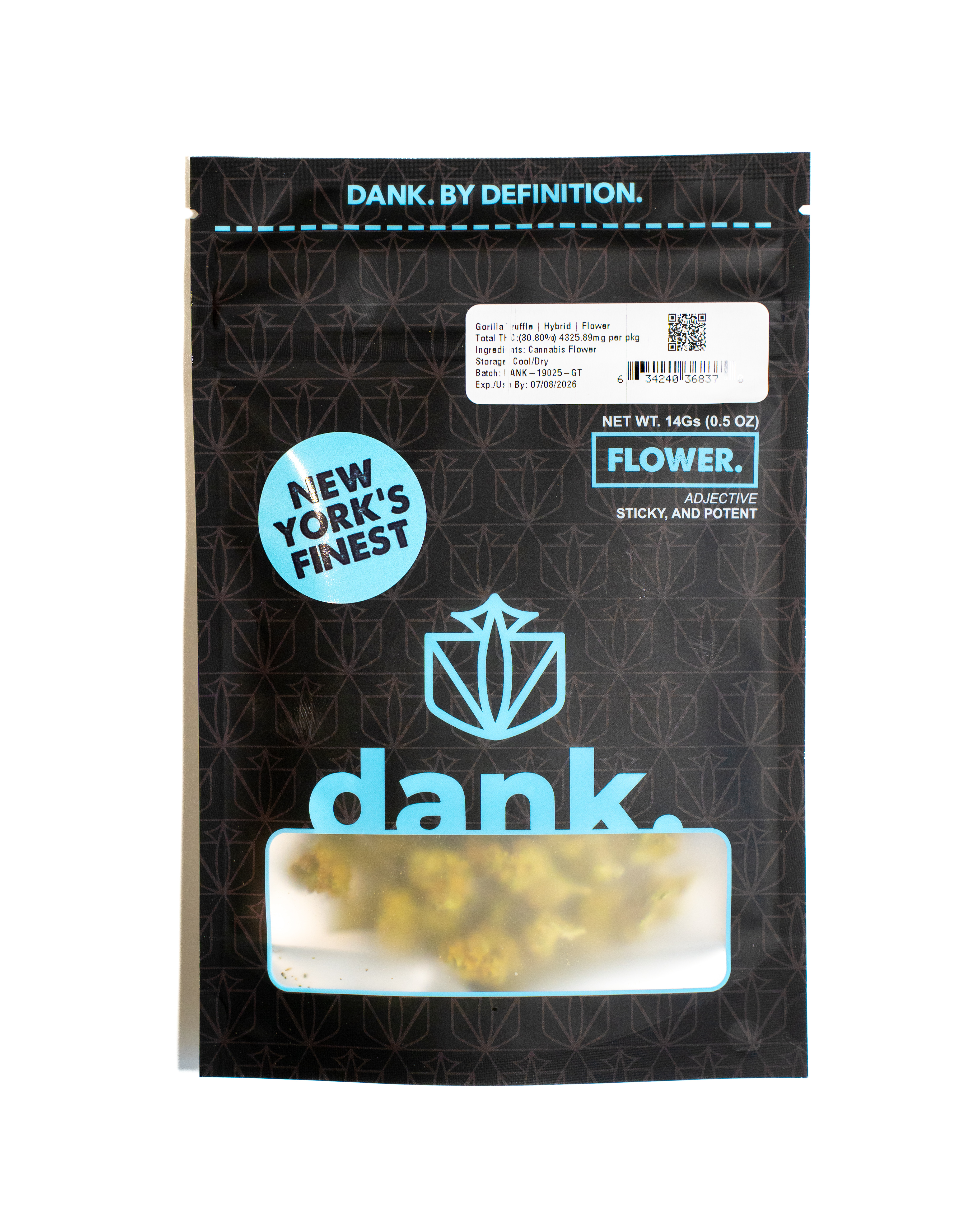 Photograph of product: Dank | Gorilla Truffle | Sungrown | Flower - 14g