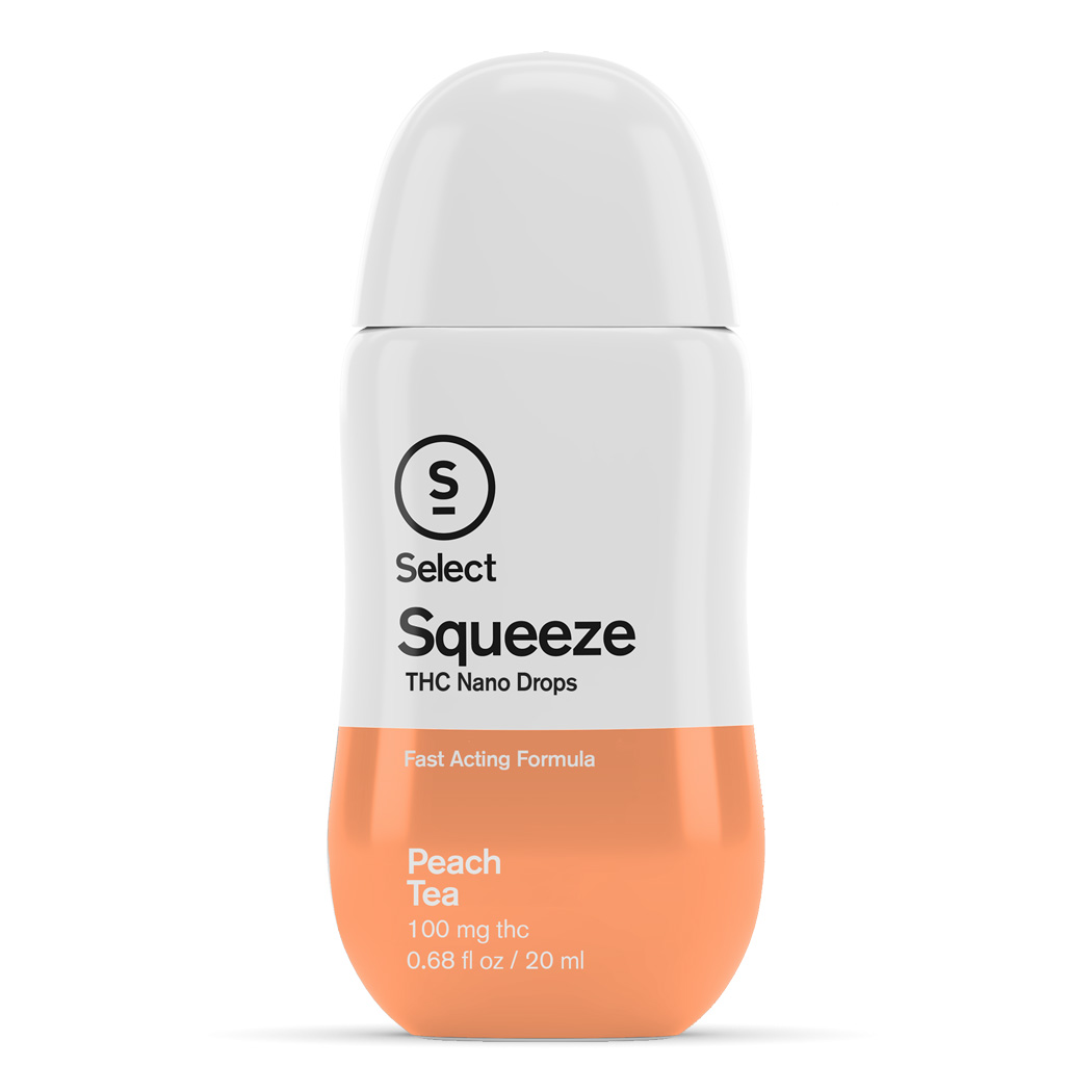 Photograph of product: Select Squeeze Peach Tea Beverage Infusion