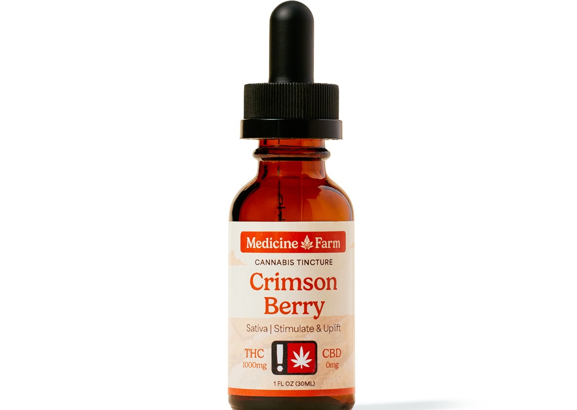 Photograph of product: Crimson Berry Oui'd Tincture 30mL | Stimulate & Uplift