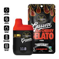 Photograph of product: Claybourne Co. Gassers AIO Lemon Cherry Gelato