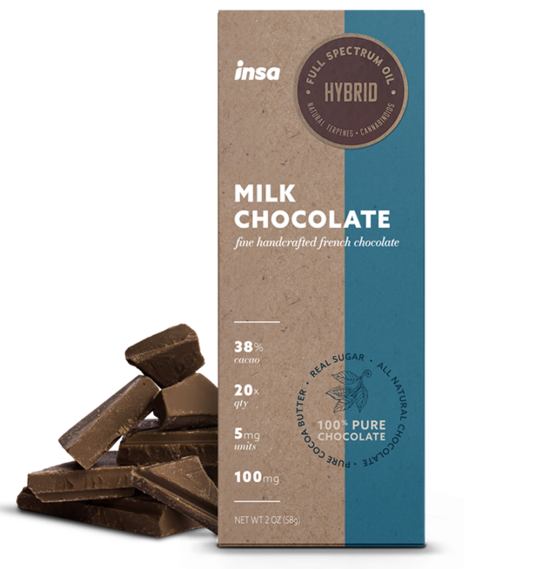 Photograph of product: Milk Chocolate Bar | Full Spectrum Oil | 20pc