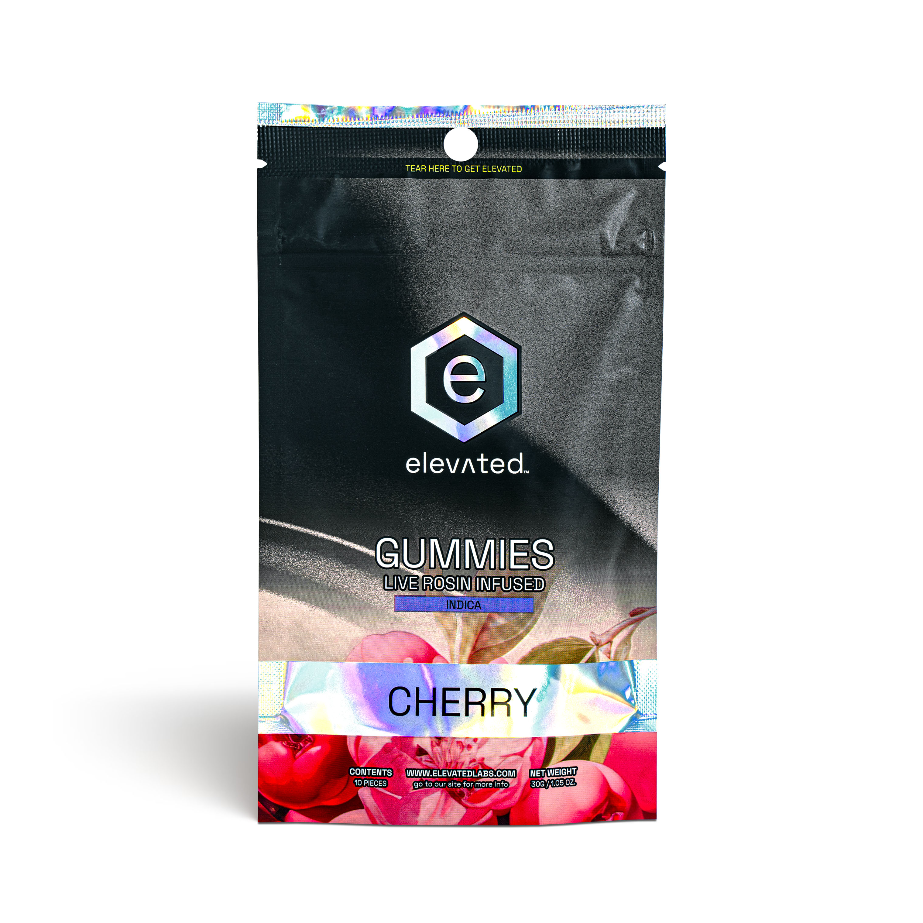 Photograph of product: Cherry Rosin Gummies (Oui'd) - 100mg