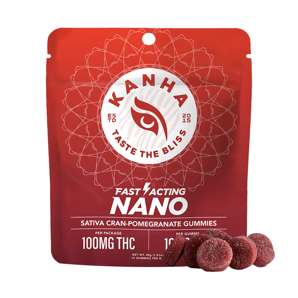 Photograph of product: Cranberry Pomegranate Punch | 100mg | Fast-Acting Gummies | 20ct