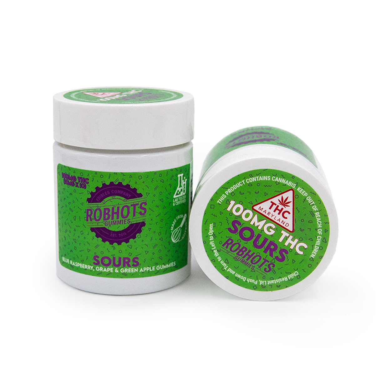 Photograph of product: Culta Robhots Gummies (100mg) 10ct Sours