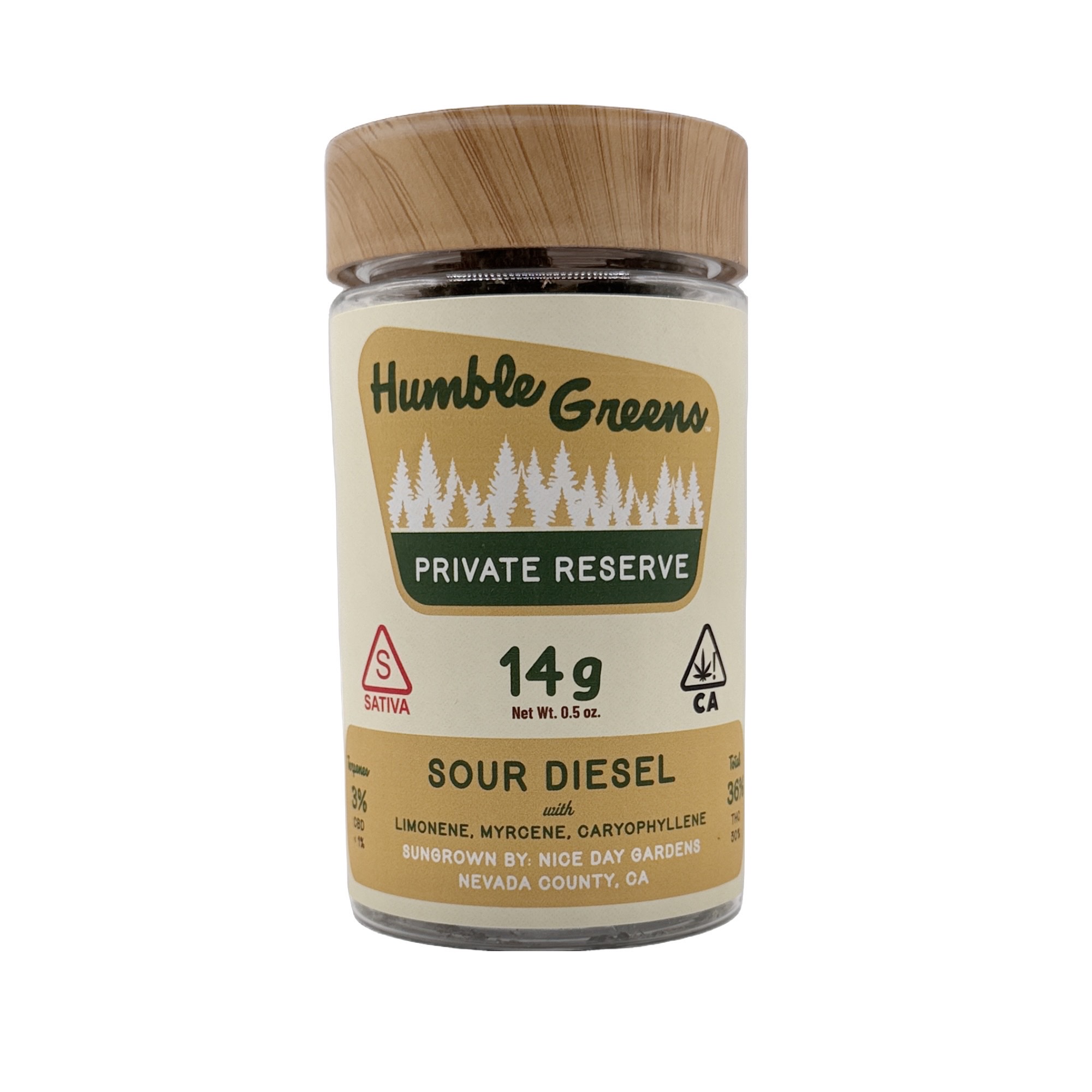 Photograph of product: PR SOUR DIESEL HALF OUNCE