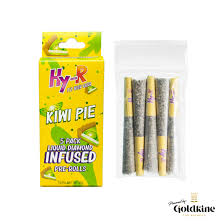 Photograph of product: Hy-R - Infused Pre-Rolls (5 Pack) - Kiwi Pie