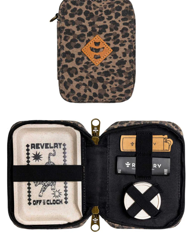 Photograph of product: Accessories - Revelry - The Rolling Kit Traveler - Leopard