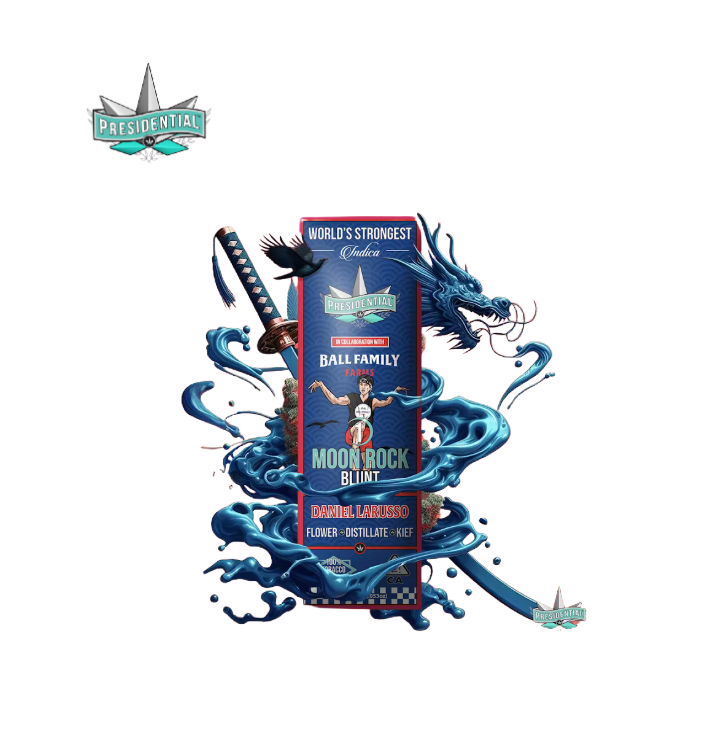 Photograph of product: DANIEL LARUSSO MOONROCK INFUSED BLUNT - 1.5 G