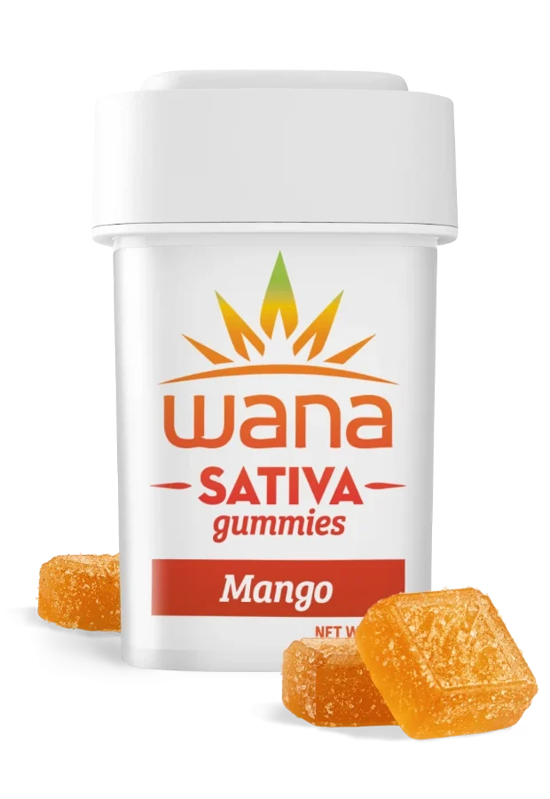Photograph of product: RVR - Edible - Gummies - WANA Mango - Oui'd - 100MG