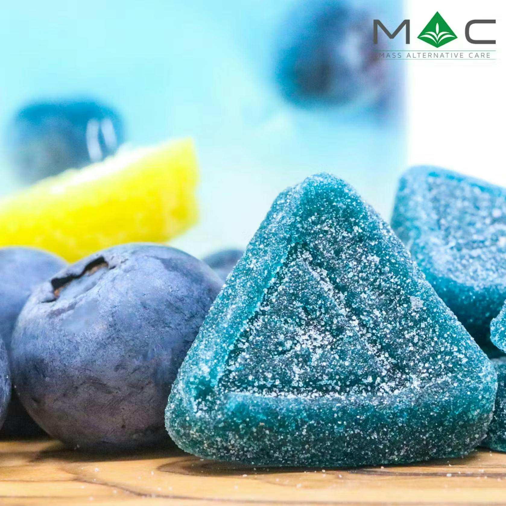Photograph of product: Full Spectrum Blueberry Lemonade RSO Gummy 5mg 20pk